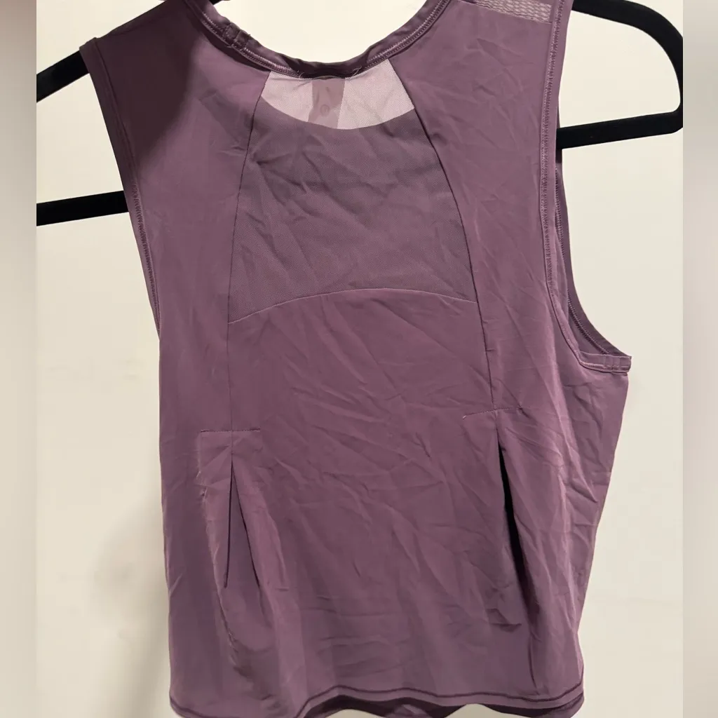 LULULEMON - Sculpt Crop Tank - Grape Thistle - $58 - Size 4 - Image 4