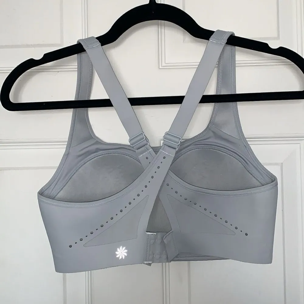 Athleta Phenomena Snowfall Sports Bra Blue Size 32C - Image 3