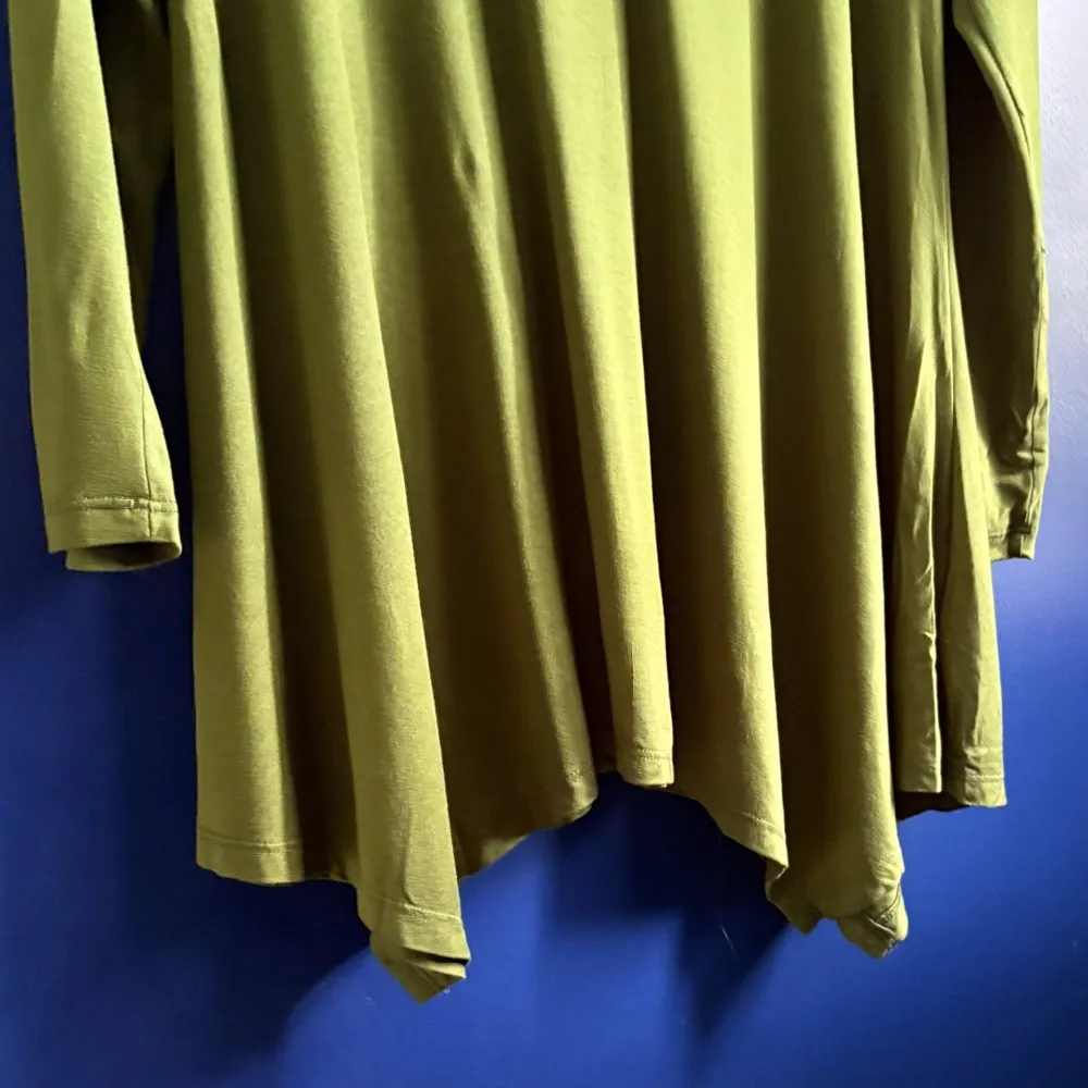 Maitai Green Asymmetrical Tunic Top - Image 5