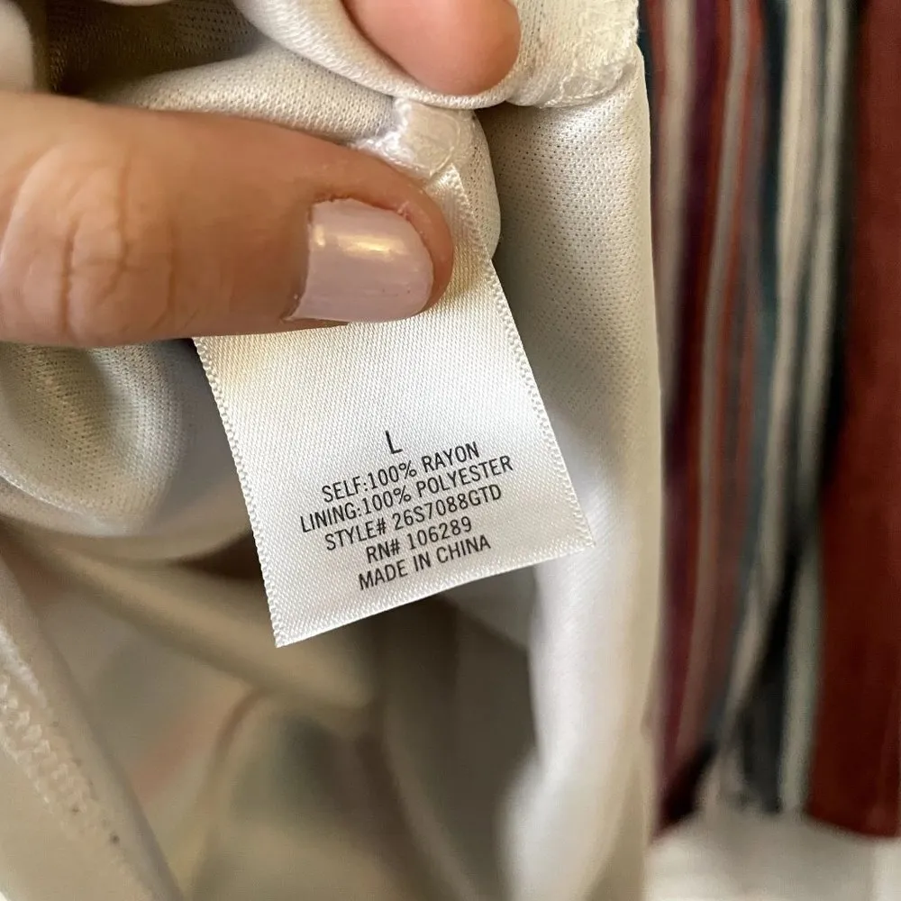 Mi Ami rayon short sleeved summer romper shorts casual comfortable vneck striped Blue Size L - Image 6