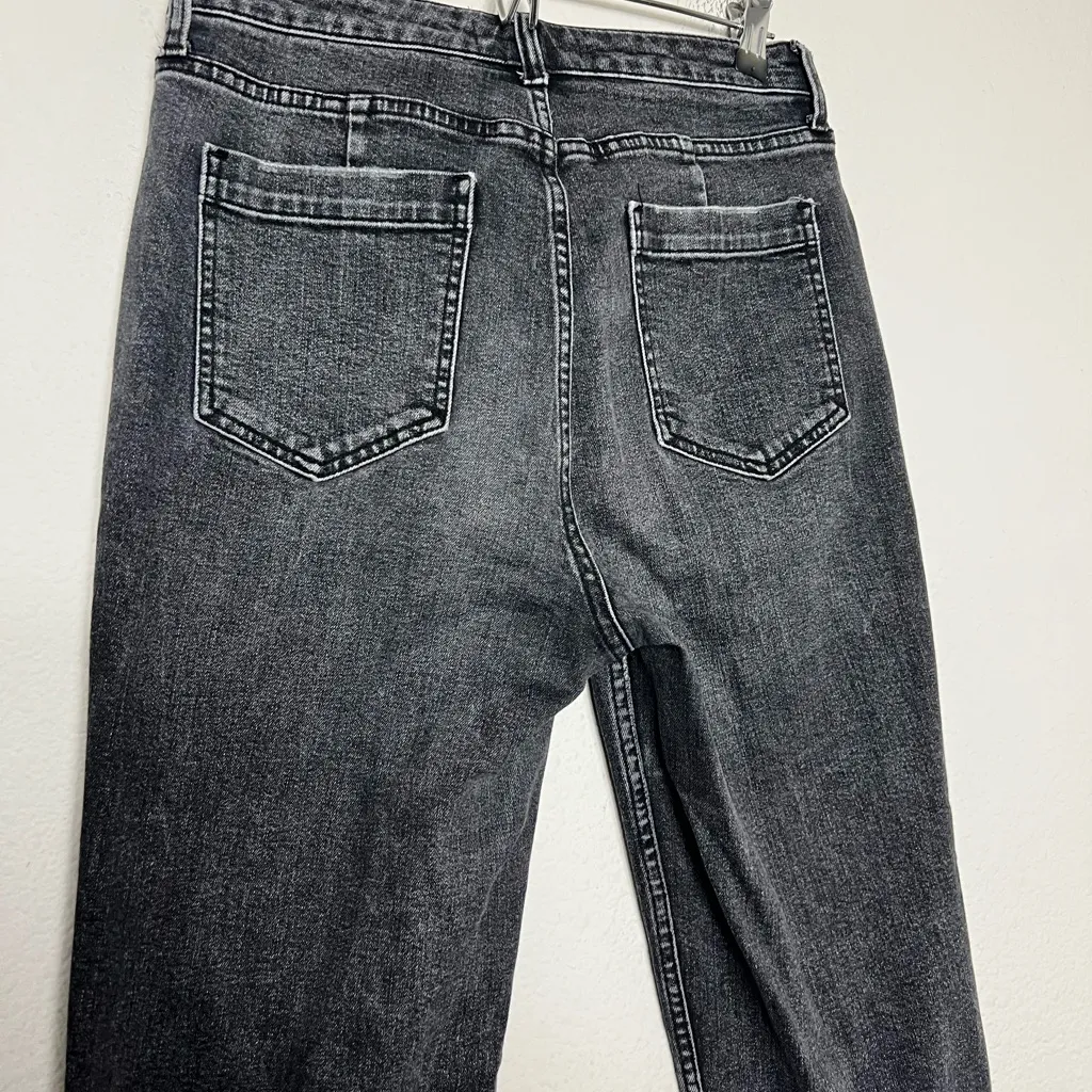 Free People We The Free Faded Black Straight Jeans - Image 4