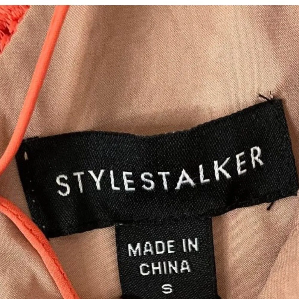 Stylestalker Amelie Mini Dress in Melon nwt - Image 5