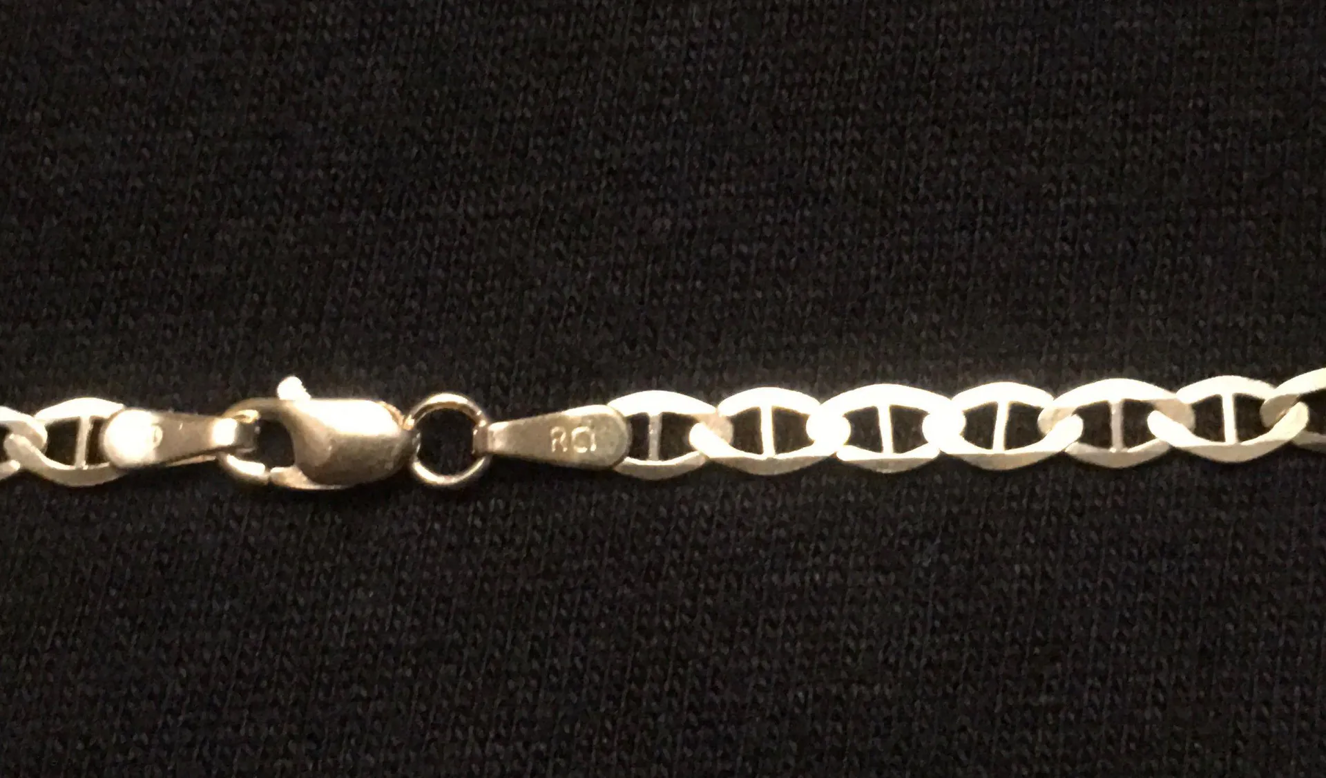 Real Solid 14k Gold Chain Mariner Link 20in 3mm - Image 3