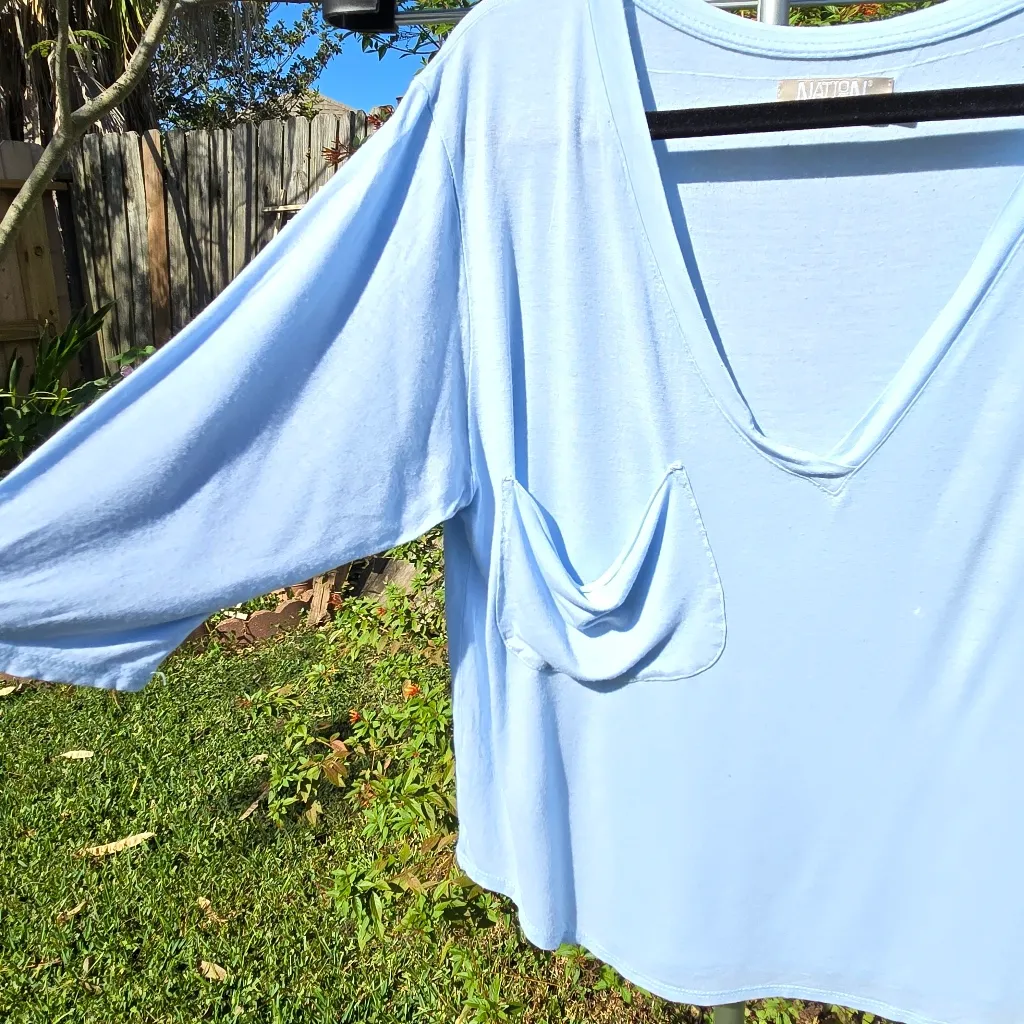 Nation LTD t shirt Blue O/S - Image 2