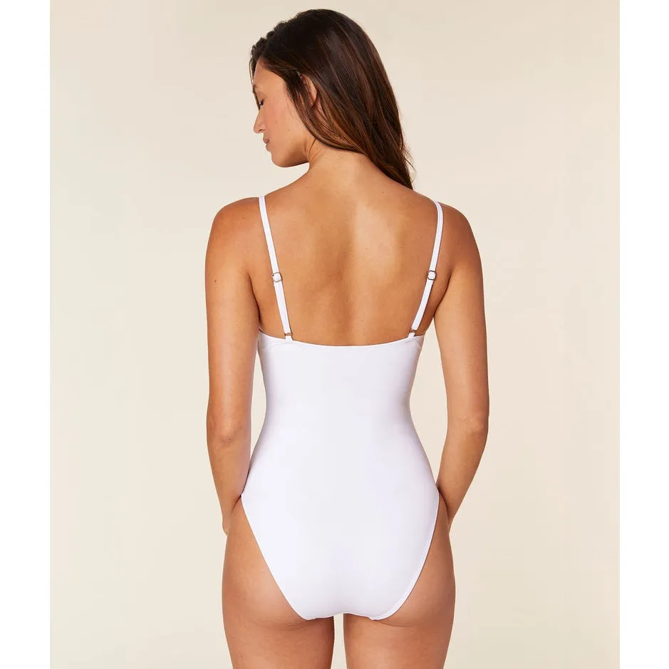 Andie Swim The Amalfi Eco Nylon One Piece in White S Tall NWT - Image 5