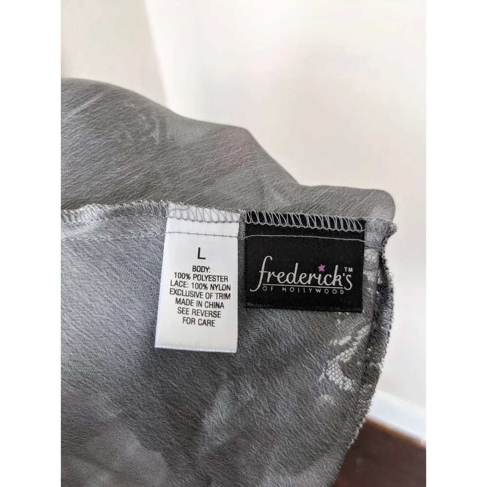 Lace Chiffon Cami V-Neck Crop Top Womens Size L - Image 4