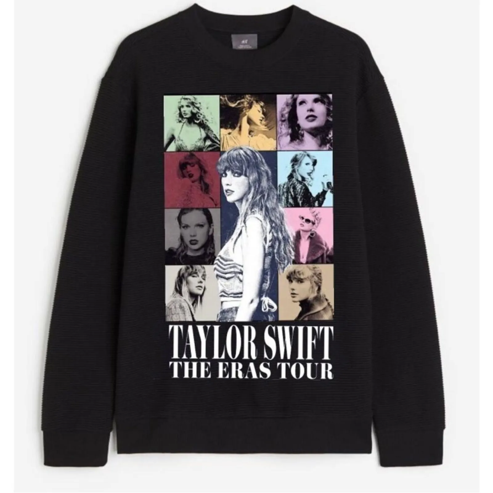 Taylor Swift The Eras Tour Black Sweatshirt on Gildan Tag Size L New without Tag - Image 5