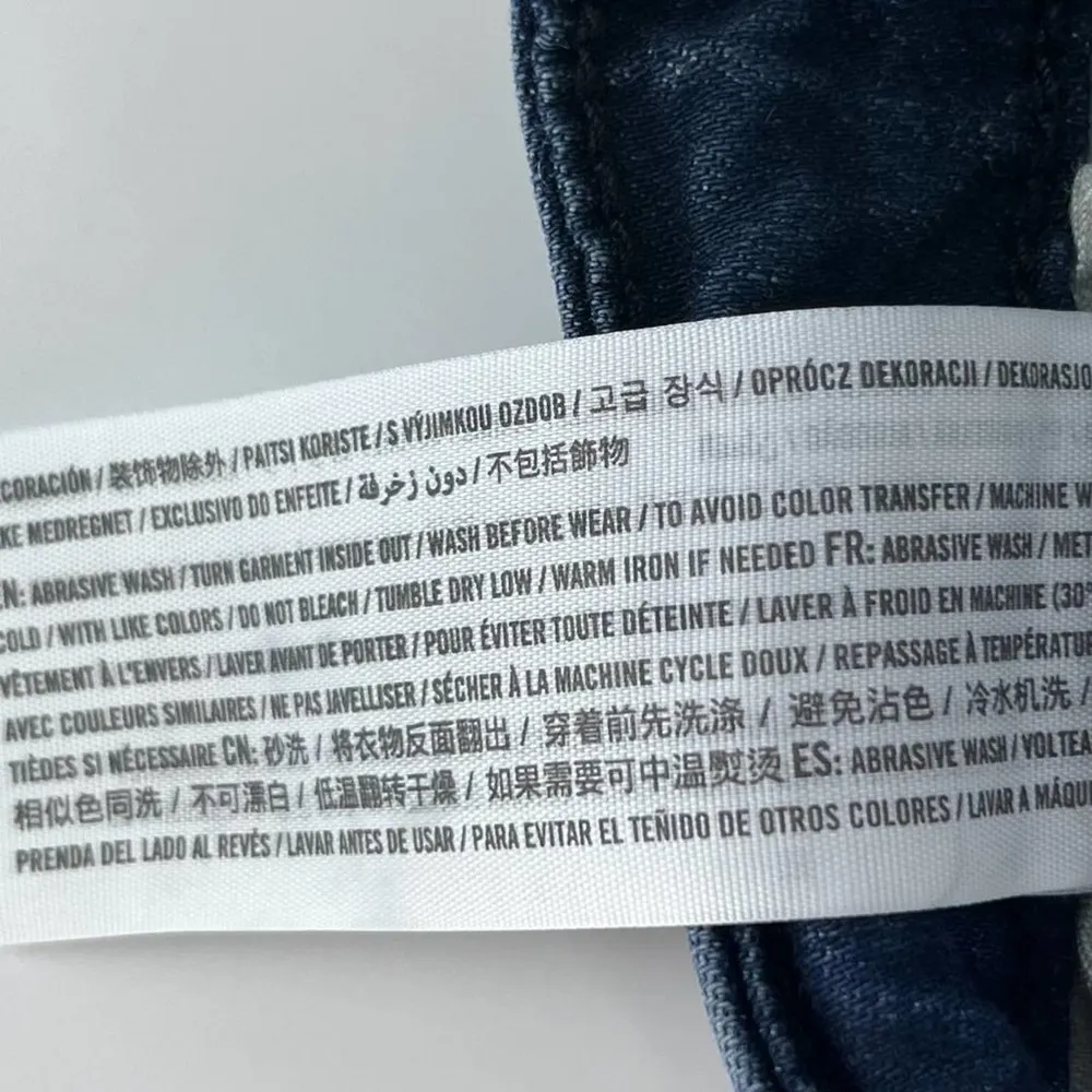 Abercrombie & Fitch Simone High Rise Ankle Jeans with Sporty Stripes Size 26 - Image 8