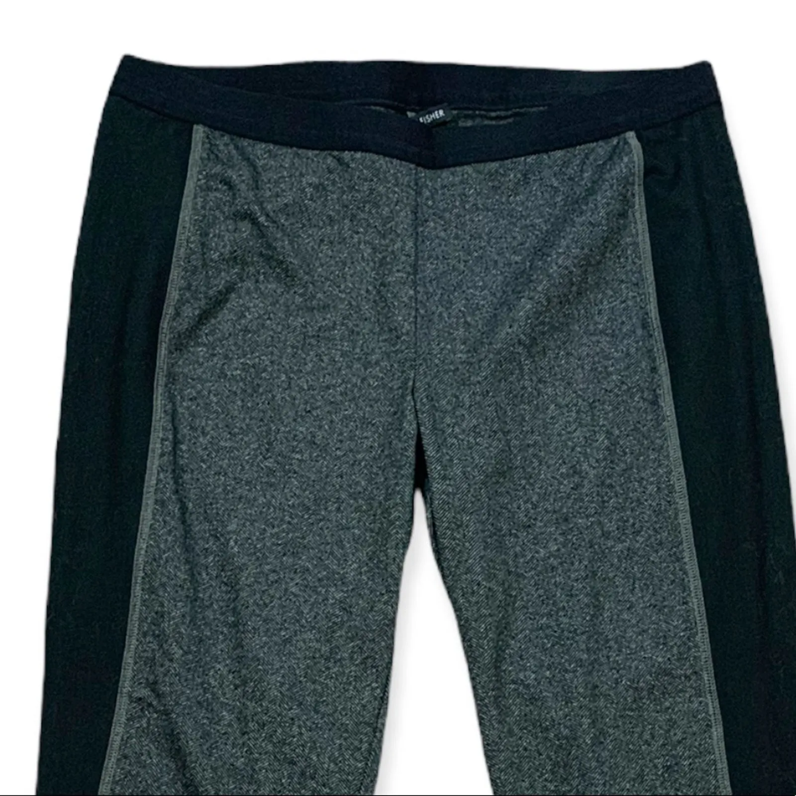 Eileen Fisher System Pants Herringbone Ankle Panel Legging Women's Size Large - Image 7