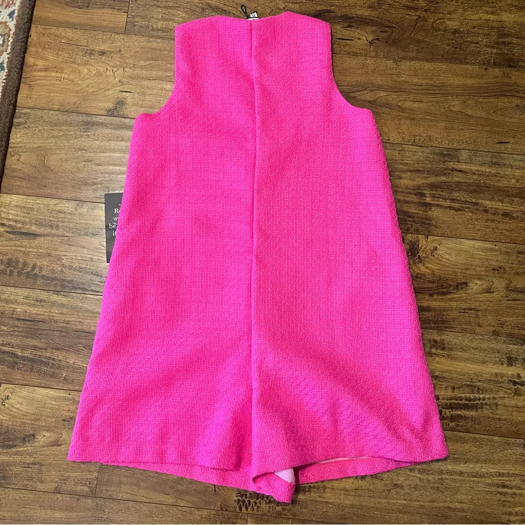 TUCKERNUCK Myla Hot Pink Romper XS NWT - Image 6