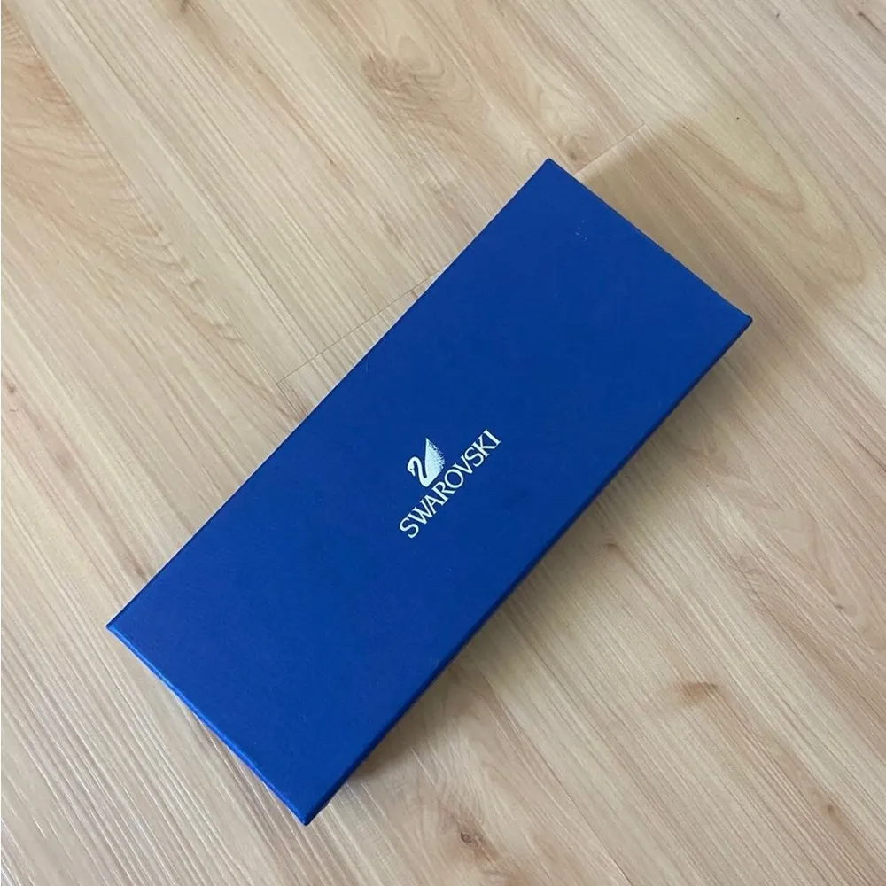 Swarovski Clear Crystal Jewelry Set CASE Necklace & Bracelet Padlock #5120621 - Image 11