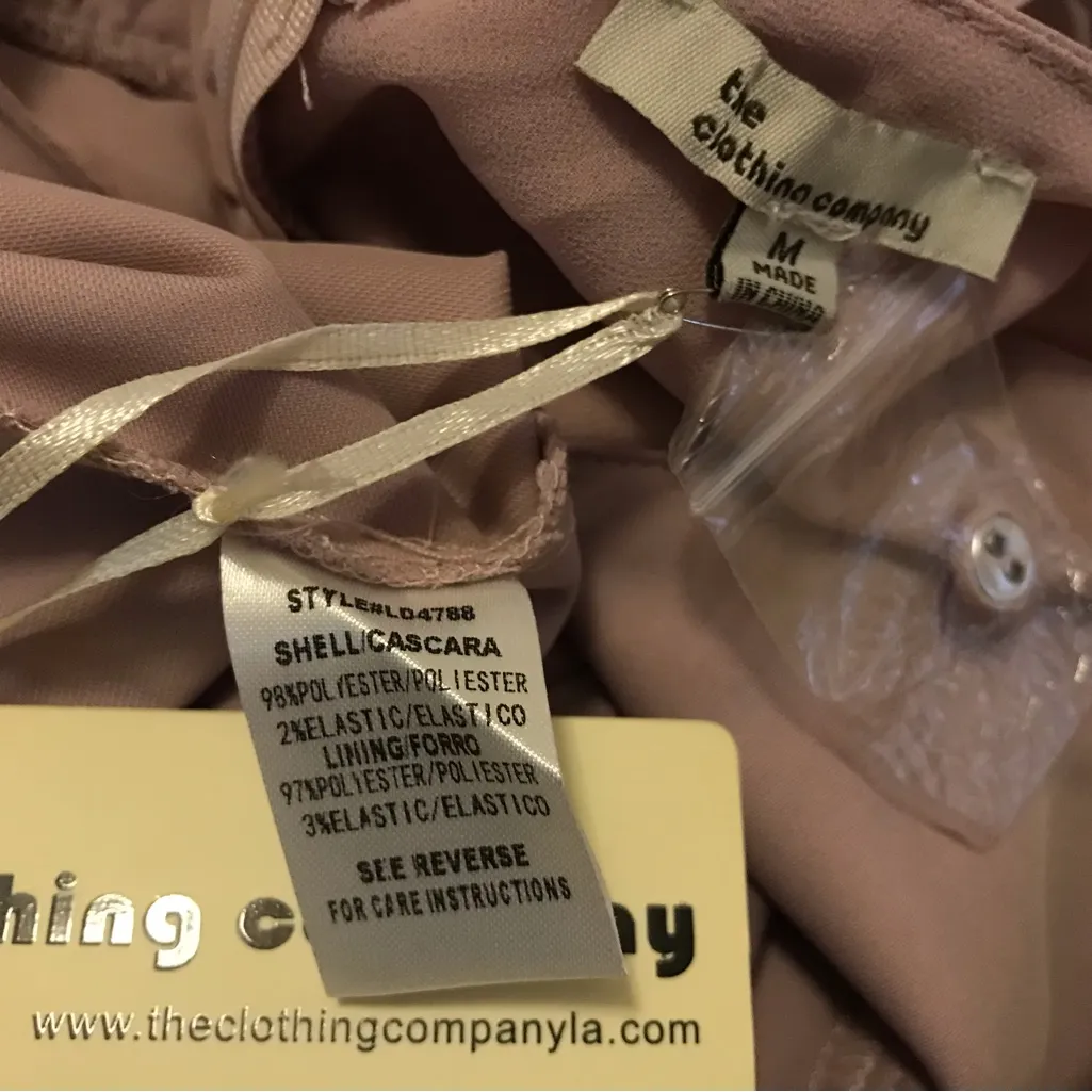 NWT Ruched front maxi dress in dusty pink size M - Image 10