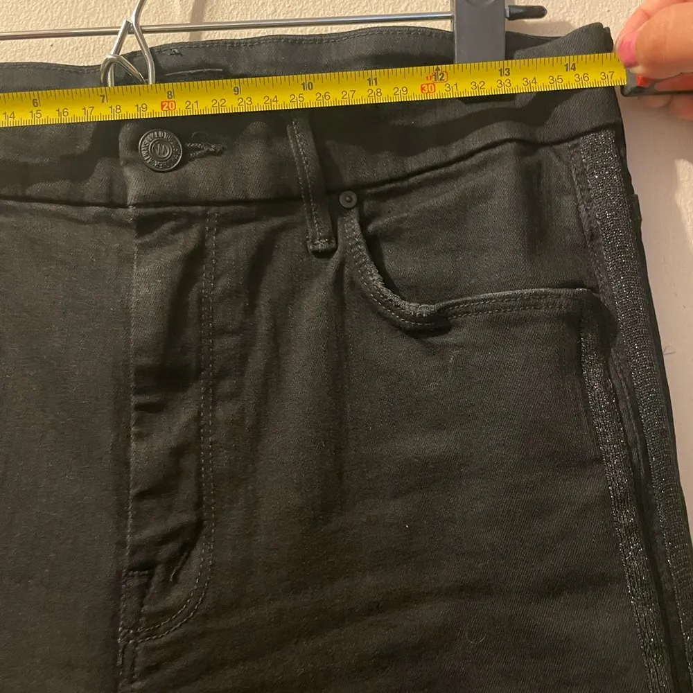 Mother The Looker Ankle Fray in Guilty Party Racer size 29 Black - Image 5