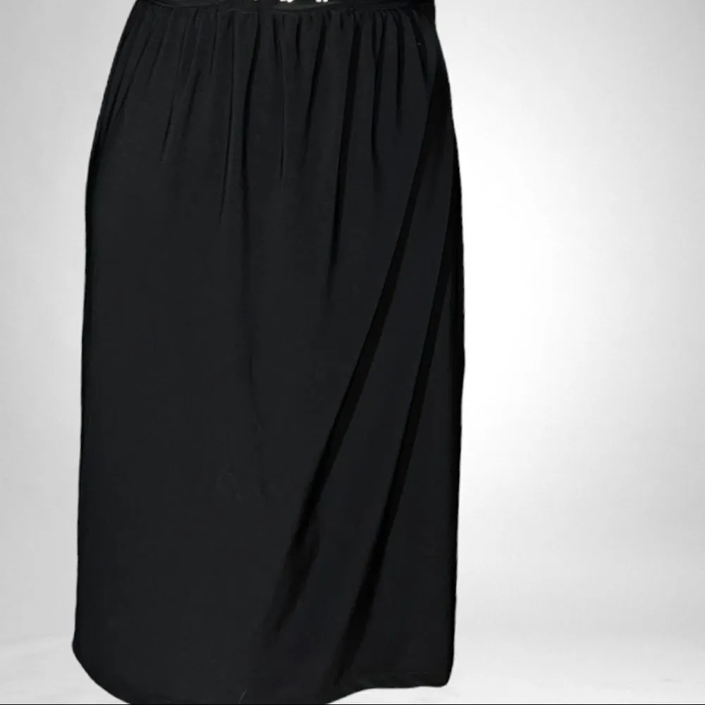 Olivia Mathew’s beautiful black dress with bling on front Black Size 1X - Image 5