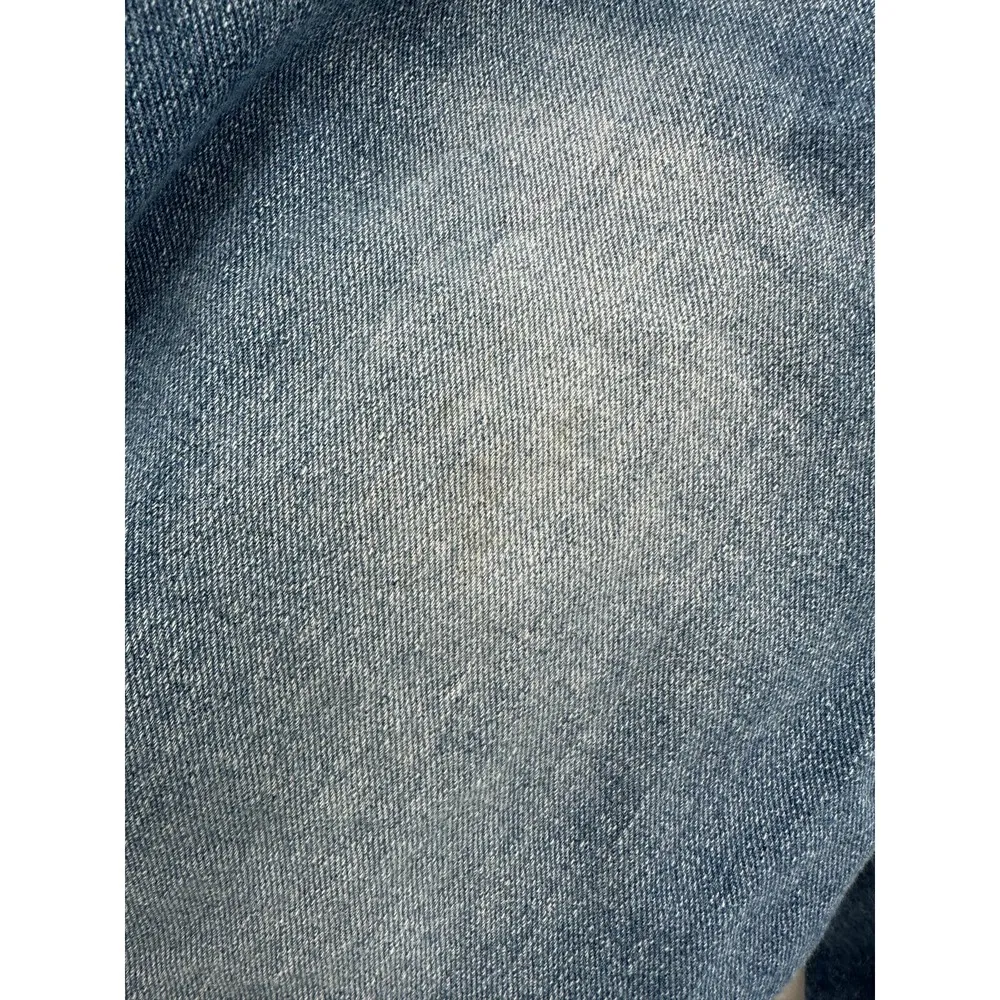 Energie Light Wash Blue Cotton Blend Denim Distressed Jeans Women's Plus Size 21 - Image 3