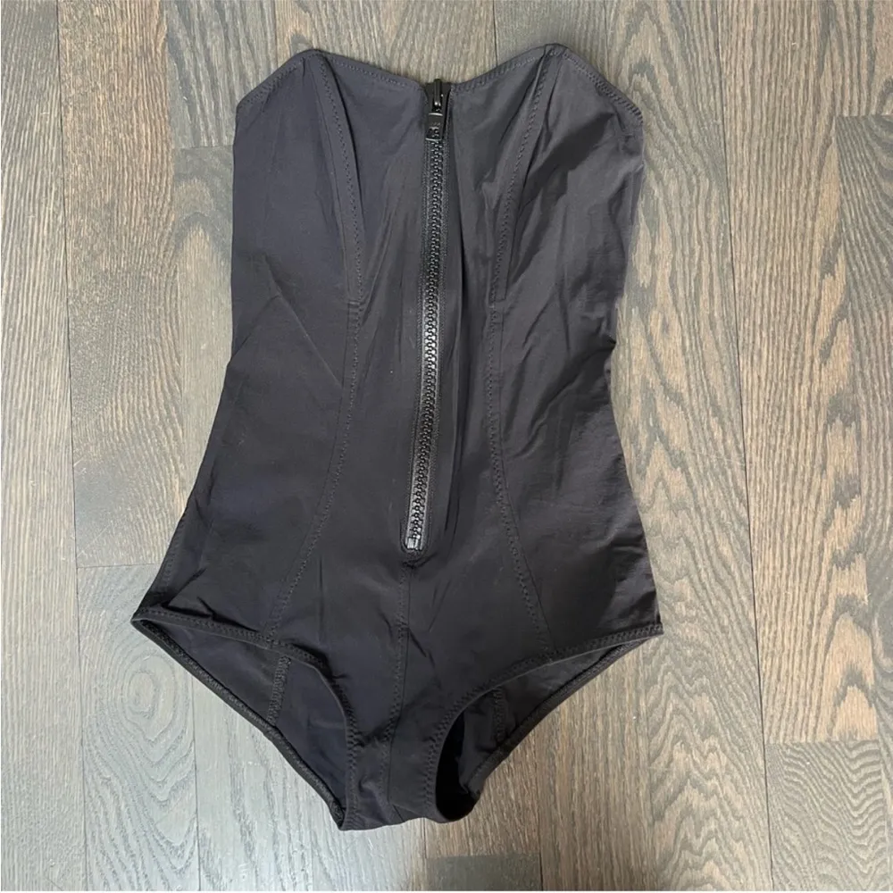 Lisa Marie Fernandez NEW NWOT Black Strapless One Piece Swimsuit - Image 3