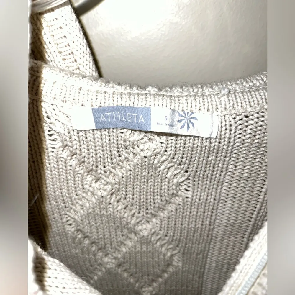 Athleta Long Knitted Zip-Up Jacket - Image 2