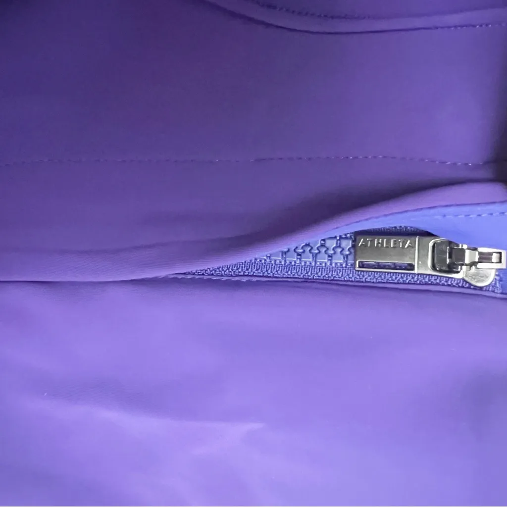 Athleta Size 8 Petite Skinny Snow Ski Pants Purple Glacier #985570 Pull on - Image 12