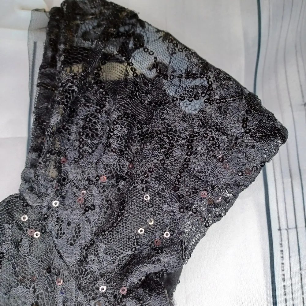 David Bridals black goth homecoming dress - Image 3