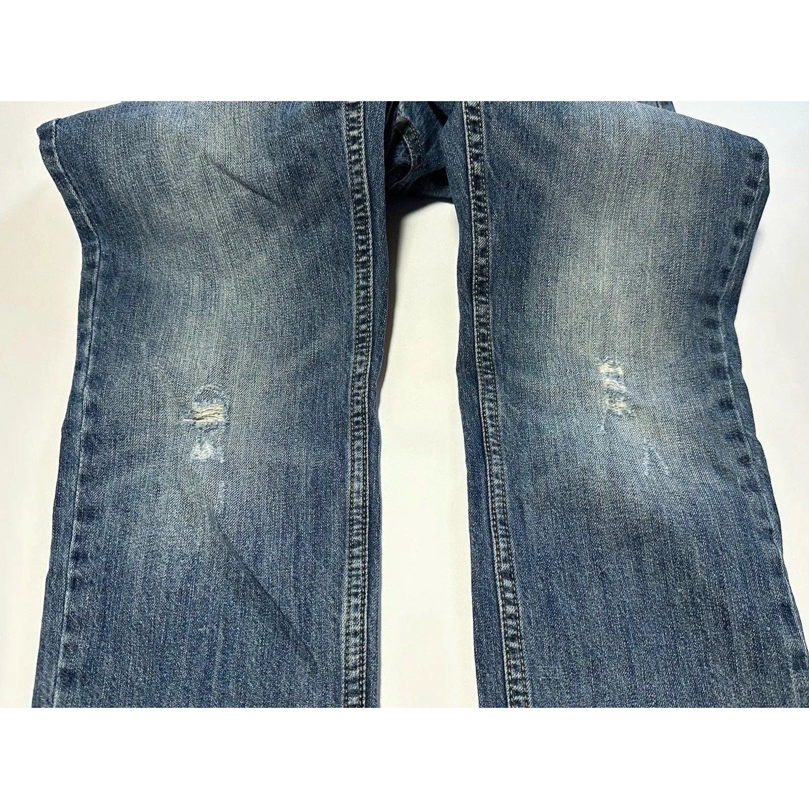 Banana Republic Girlfriend Cropped Distressed Jeans Size 29 - Image 5