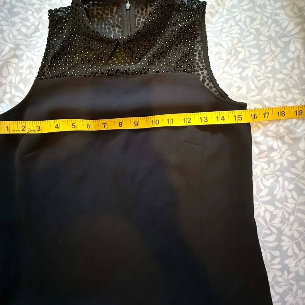 Loft Elegant Black Sleeveless Dress size 00 - Image 3