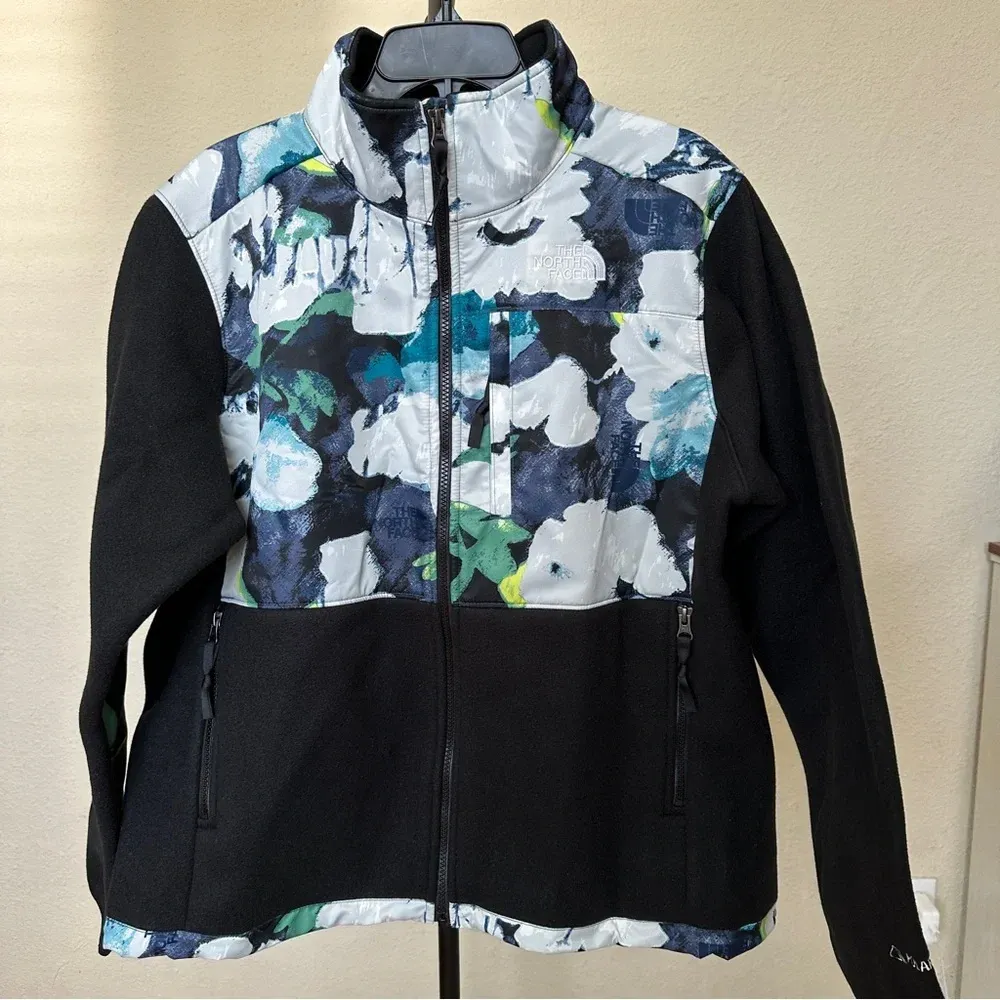 The North Face Women’s Plus Denali Fleece Jacket‎ TNF Black Print Sz 1X NWOT - Image 5