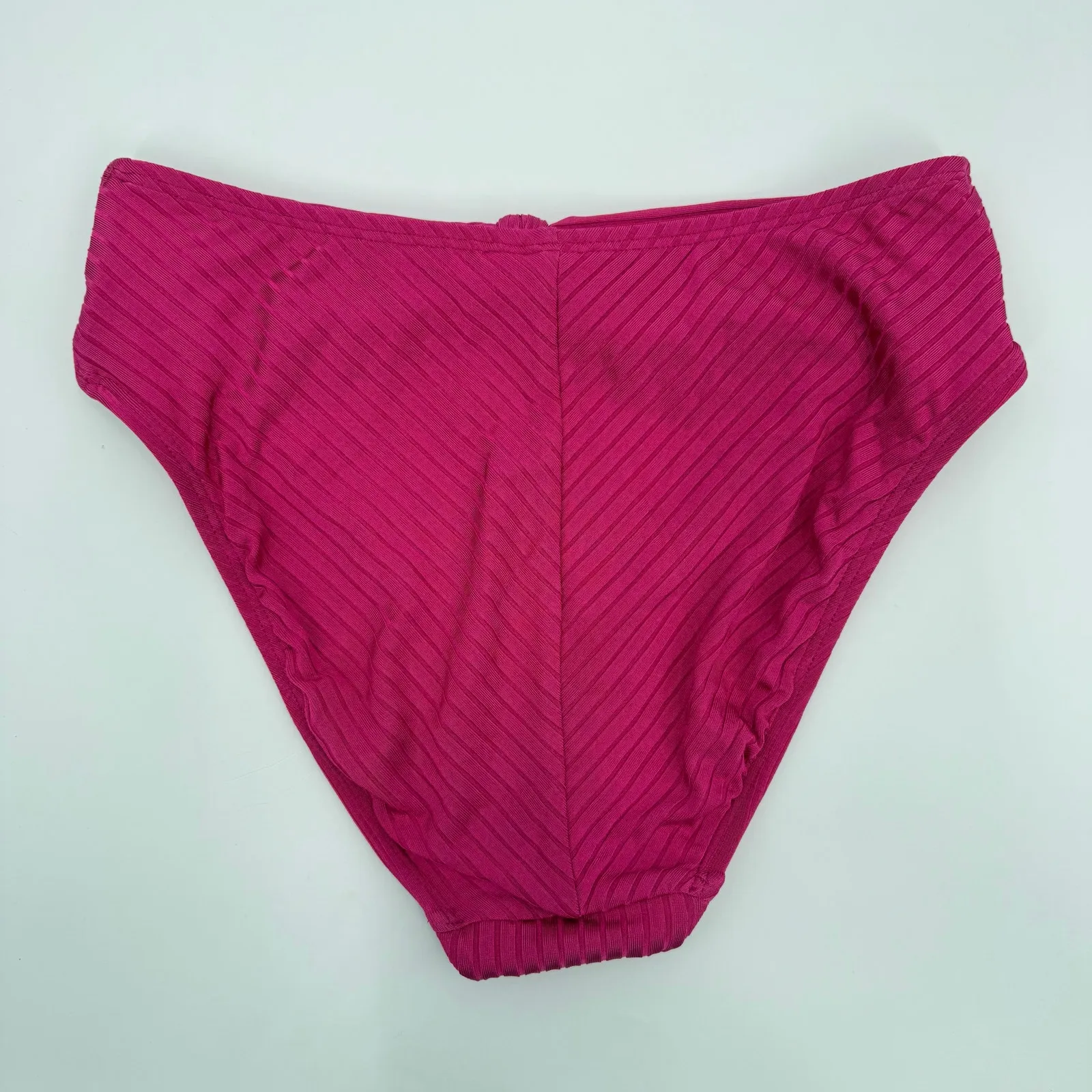 Robin Piccone Neelah Bikini Bottoms Small NEW High Waist Knot Front 216267 Swim - Image 4