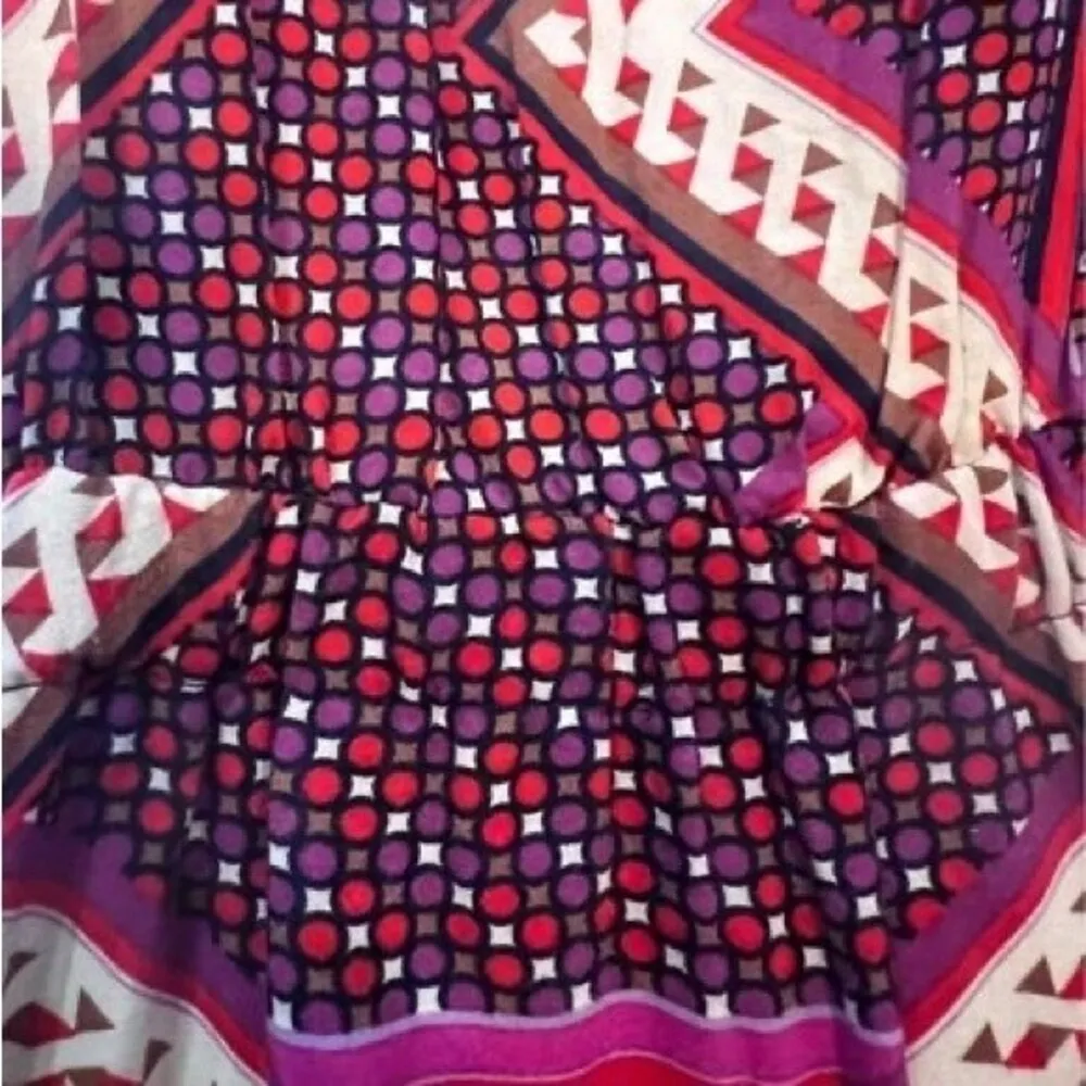 High low geometric print double layer dress size XS - Image 3
