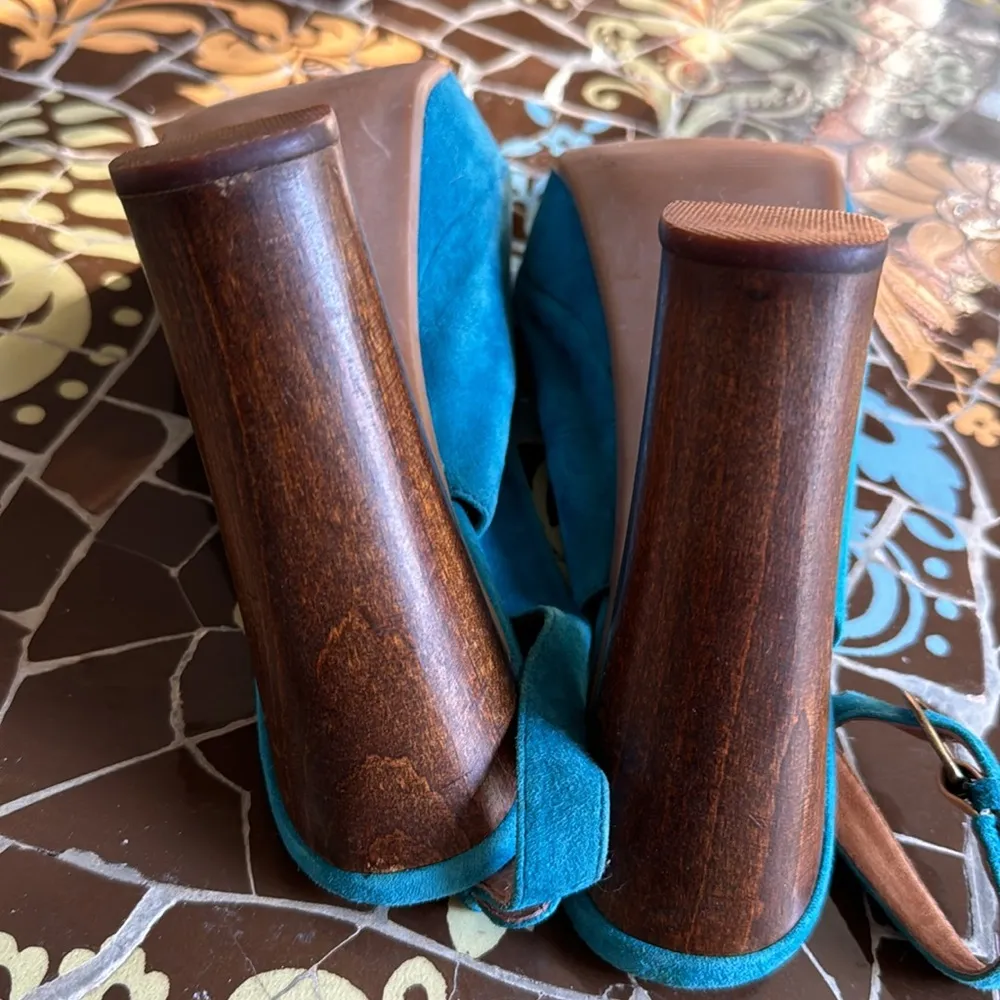 JEFFREY CAMPBELL IBIZA “FRIEND” SUEDE PLATFORM HEEL. SZ: 8 - Image 5