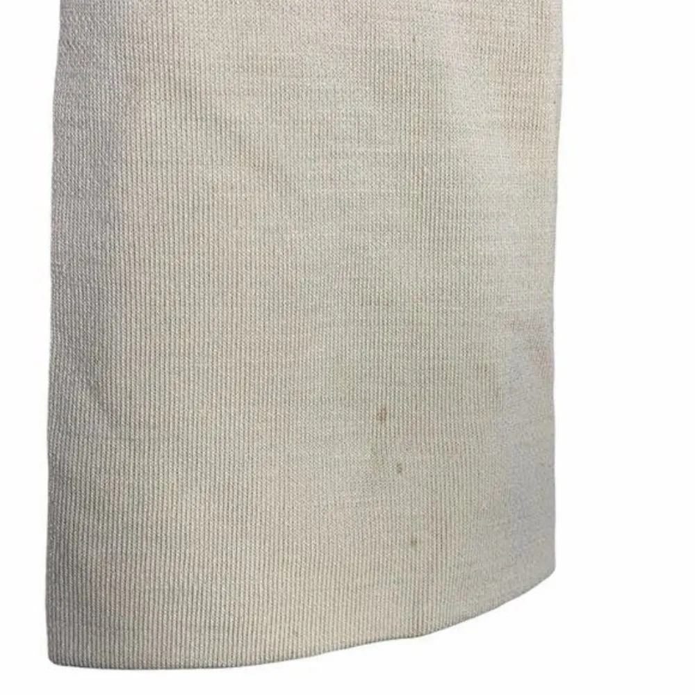 Buttons Vintage 60s Suede Wool Open Front Jacket S Brown Knit Pockets  Lined - Image 7