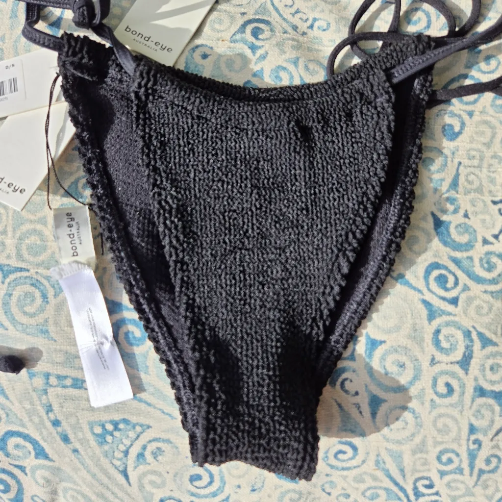 BOUND BY BOND EYE Black 2 Piece Sparti Brief & Margarita Bandeau Bikini O/S Size undefined - Image 5