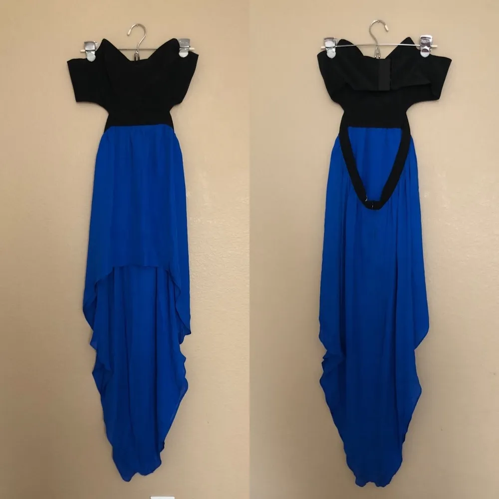 Jennifer Hope Cutout strapless high low Dress Size 6 - Image 12