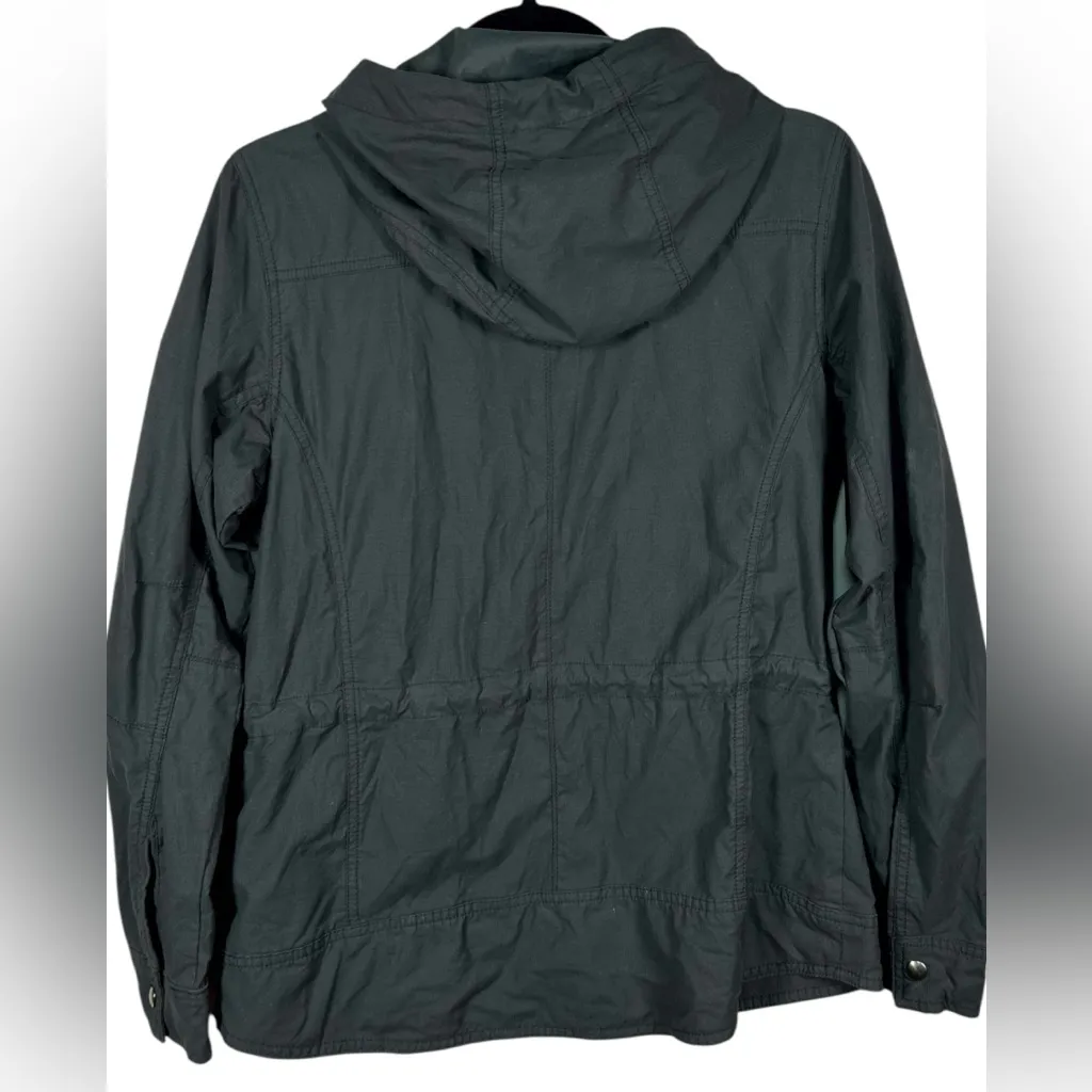 Kuhl Women’s Stryka‎ Shadow Gray Utility Cargo Zip Pocket Hooded Jacket Medium - Image 3