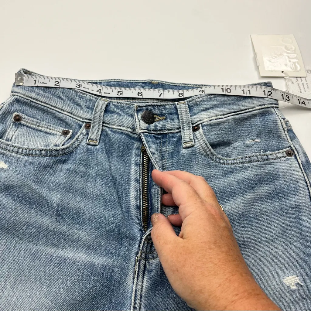 ETICA Giselle Mid Rise Organic Denim Ankle Skinny Jean‎ Womens Size 25 Blue NEW - Image 8