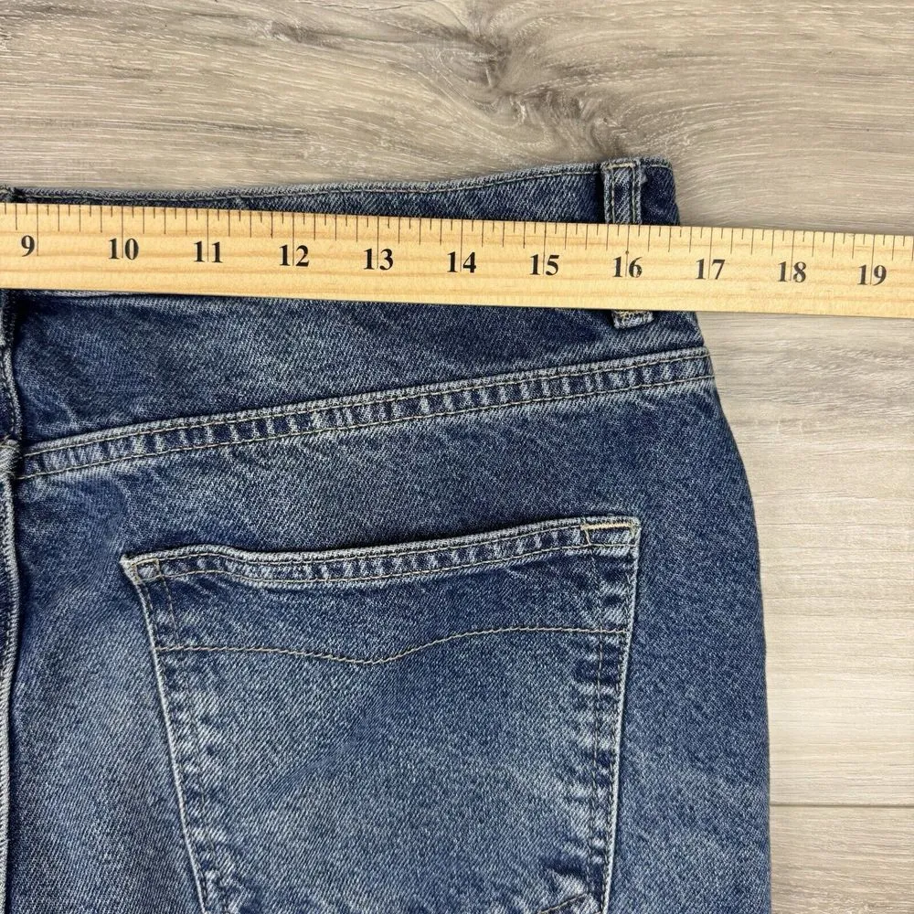 We The Free Straight Leg Bootcut Denim Jeans Button‎ Fly Free People Sz 31 - Image 6