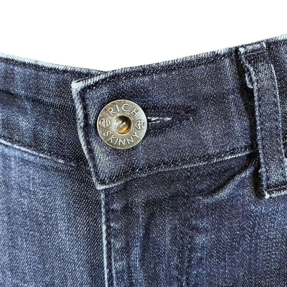 Rich & Skinny Women’s Indigo Rise Skinny Jeans - Image 7