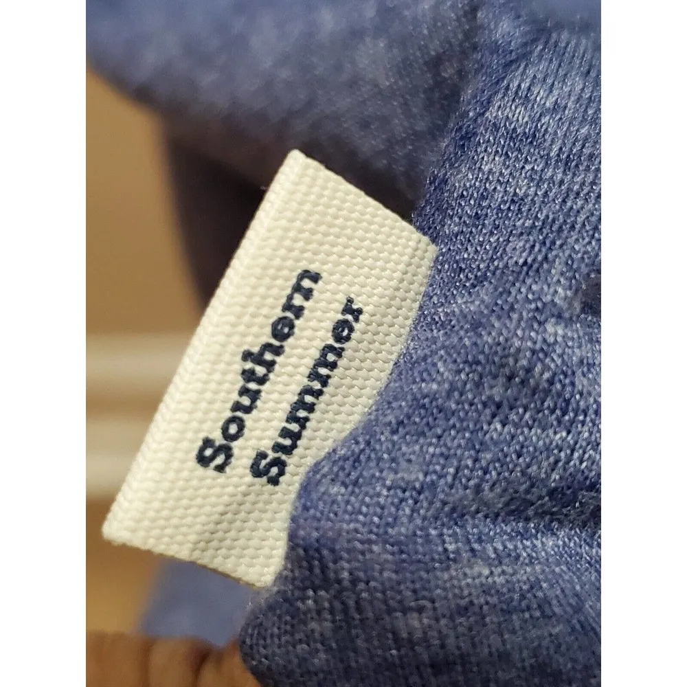 Magellan Women's Blue & White Polyester Scoop Neck Sleeveless Top Blouse Size XL - Image 9