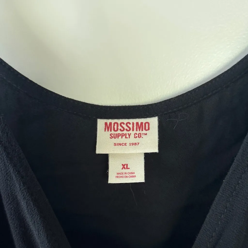 Mossimo Supply Co. Black Camisole with Button Detail / M41 Size XL - Image 2