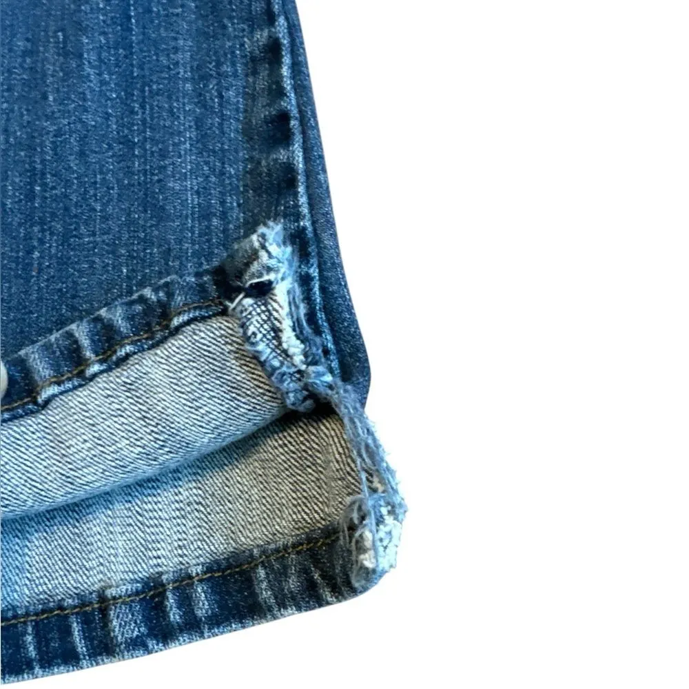 Revolt Jeans Co. Women’s Flare Leg Jeans Back Flap Pockets Size 9 Blue - Image 8