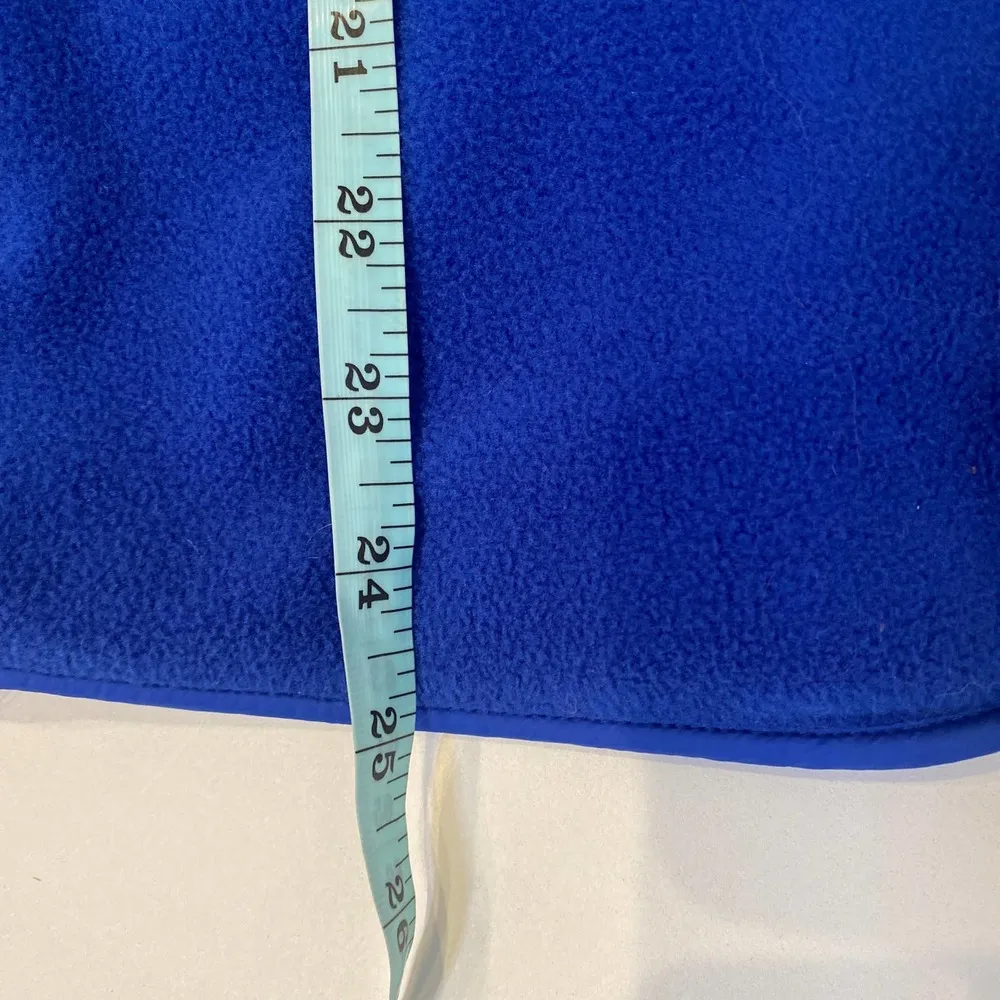 Talbots Petites Royal Blue Polar Fleece Zipper Jacket Long Sleeve EUC XLP - Image 11