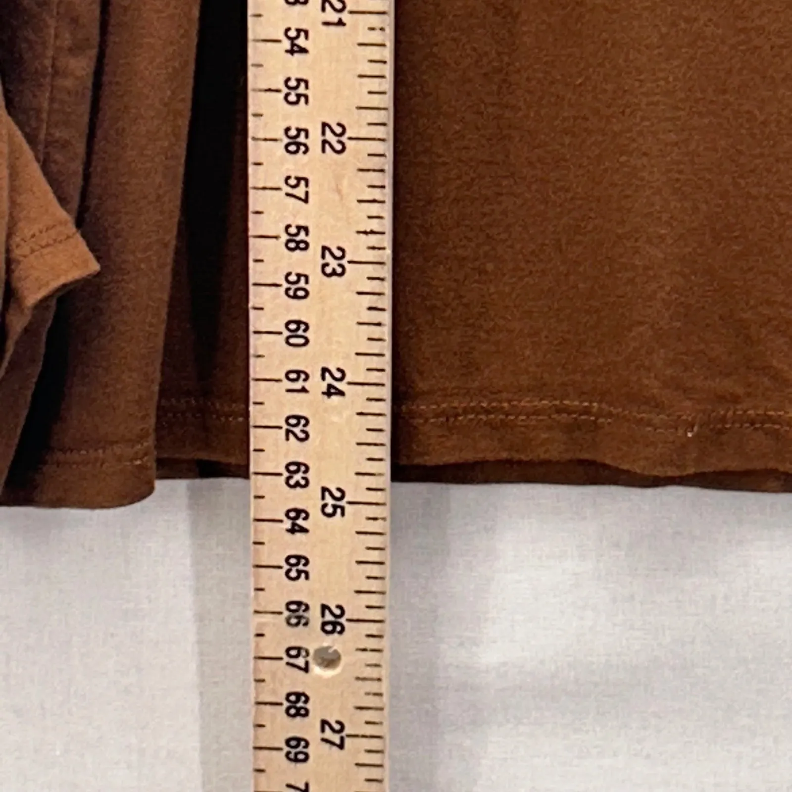 Chicos Womens Shirt Size‎ M Or 1 Brown Capsule Staple Timeless Minimalist Basic - Image 11