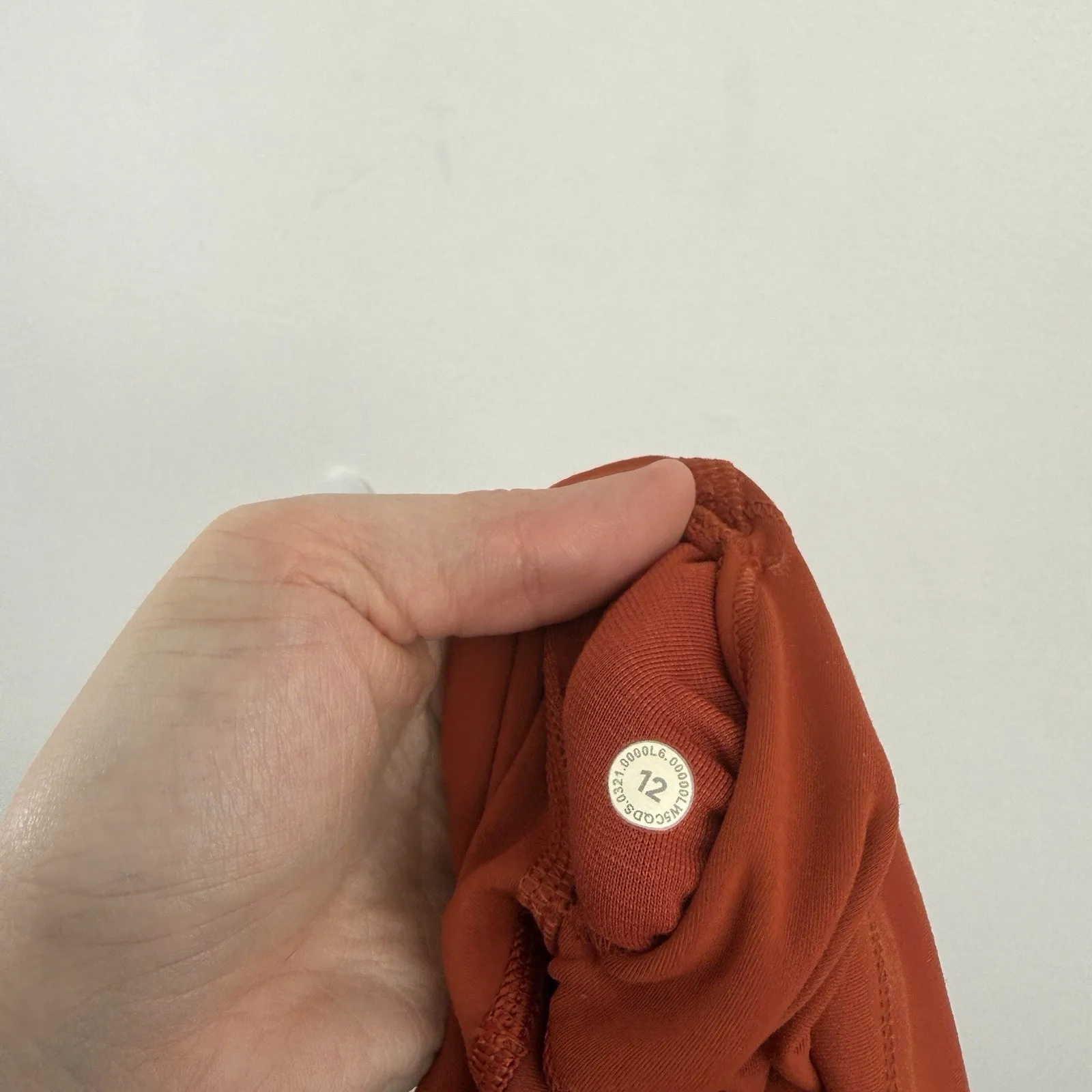 Lululemon Wunder Train High Rise Tights 25" Terra Orange Gym Workout Womens 12 - Image 6