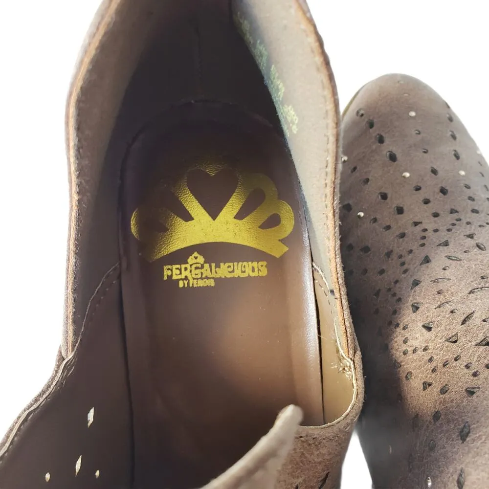 Fergalicious Women's Boots Size 5.5 M Wyatt Ankle Boot Fergie Sand Block Heel - Image 9