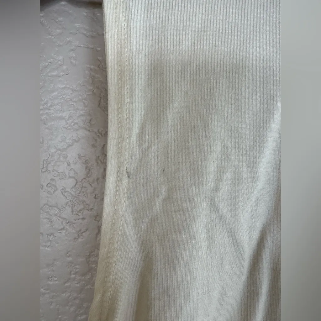 Reformation Greyson Knit Sleeveless Top in Cream size Medium $68 - Image 9