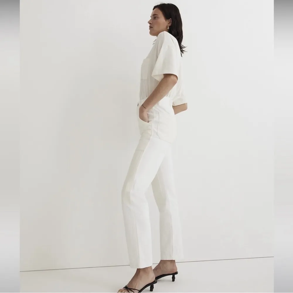 Madewell The '90s Straight Jean: Two-Tone Workwear Edition sz 30 - Image 5