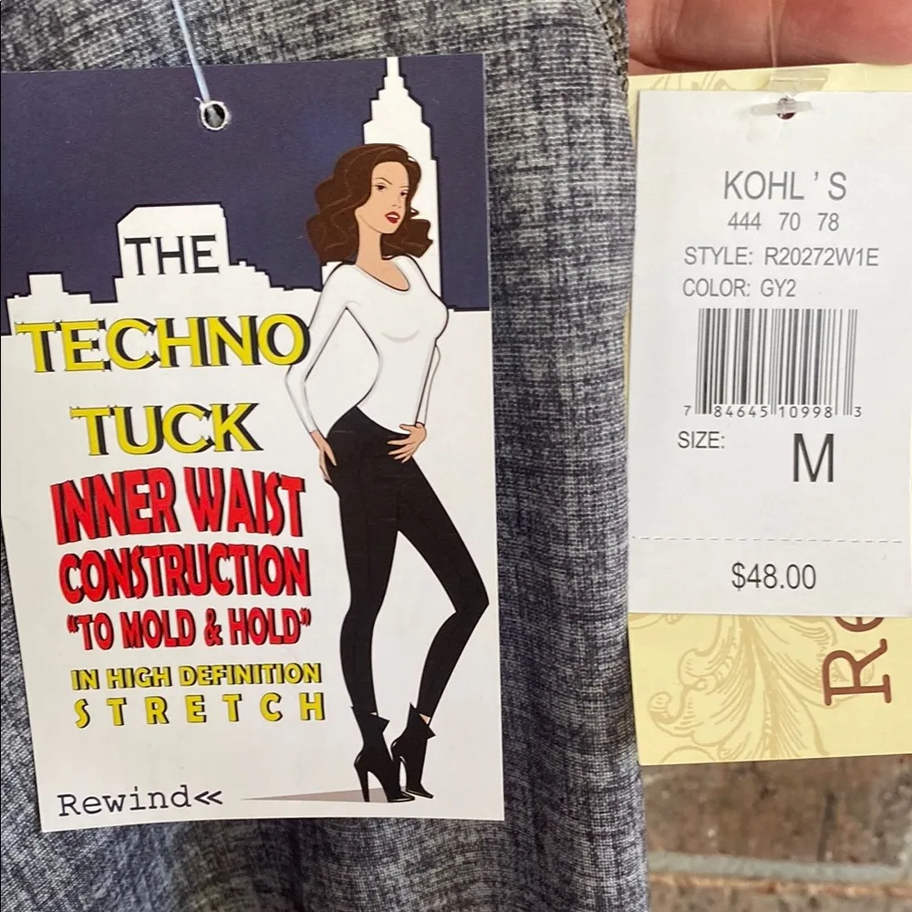 Rewind Gray Textured Slim-Fit Trousers - Image 5