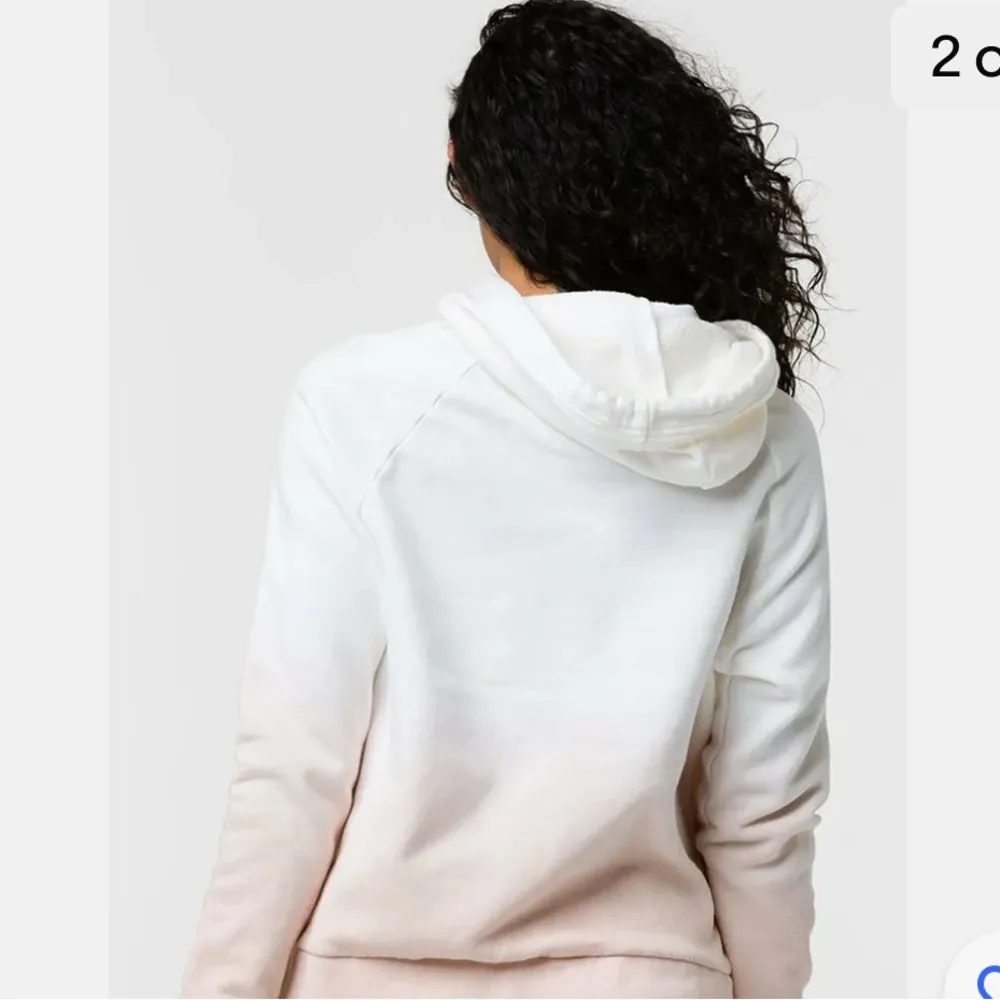 Onzie fleece dip dyed hoodie sherbet ombre - Image 2