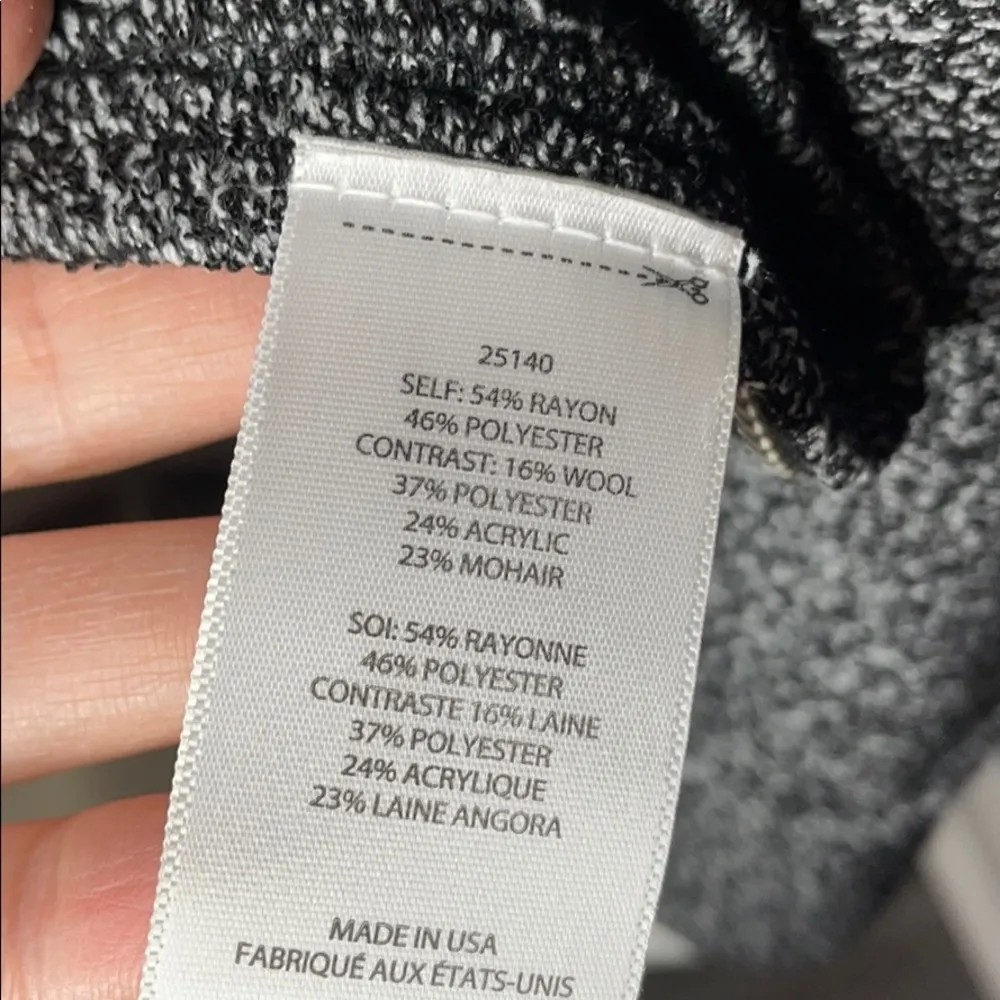 ANTHROPOLOGIE Dolan Houndstooth Boucle Sweater - Image 8