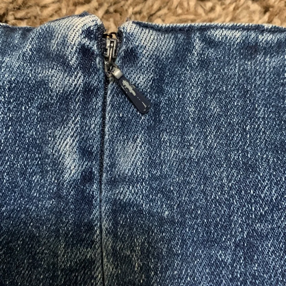 Lauren Ralph Lauren Jeans Co. Vintage women petite jean skirt size 14 P - Image 3