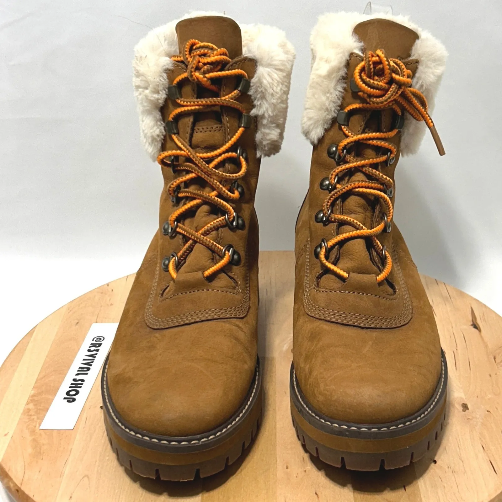 Timberland Courmayer Valley 6 inch Waterproof Faux Fur Lined Boots - 11 US & 42 - Image 3